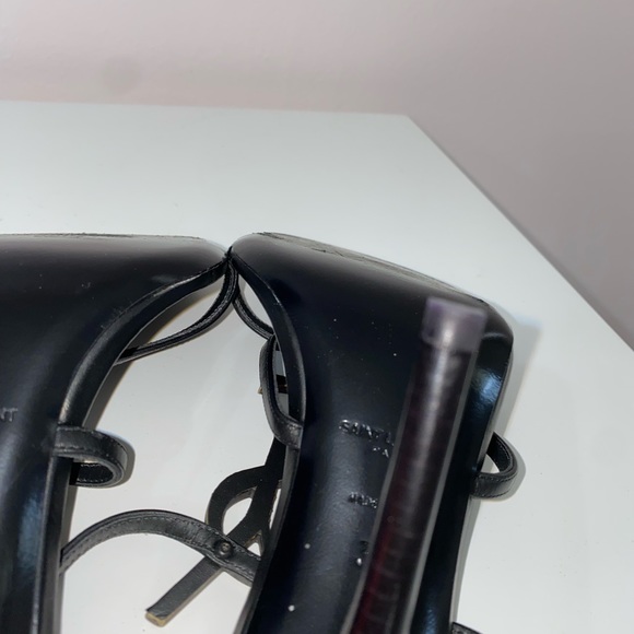 Saint Laurent Cassandra Sandals, size 9 Nero - Picture 2 of 16